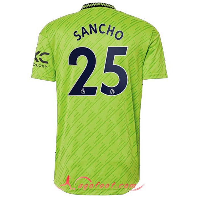 Acheter Un Maillot De Foot Manchester United SANCHO 25 2022 2023 Third