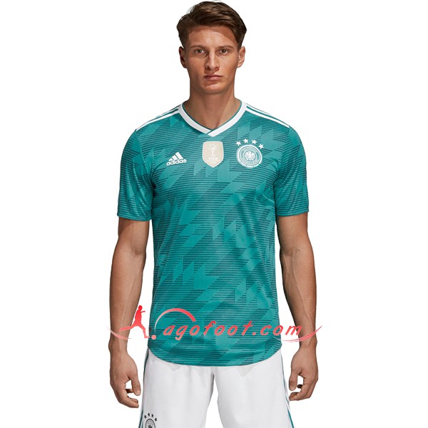 Maillots Foot Allemagne Exterieur Verte Personnalise Floque 2018 2019 Pas Cher