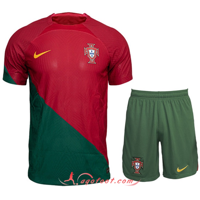 Maillot Portugal Coupe du monde 2022 Pre Match Couleur - Footbebe