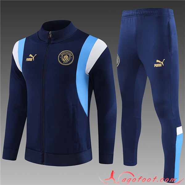 Site D Ensemble Survetement de Foot - Veste Manchester City Enfant Bleu ...